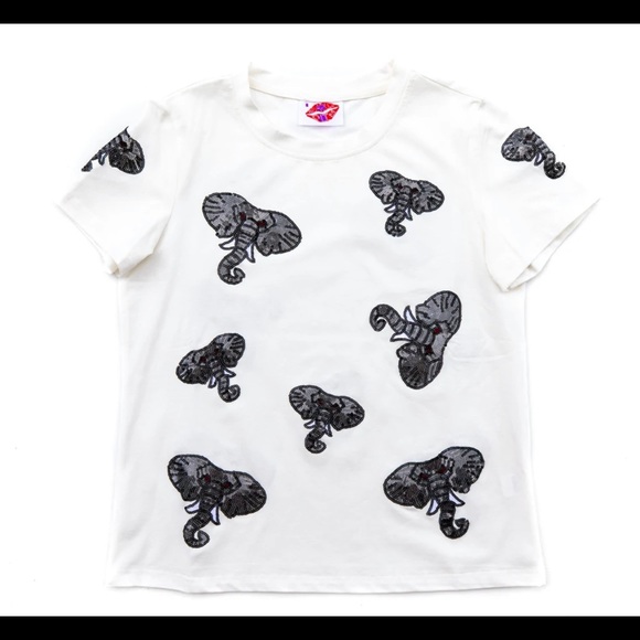 Sparkle City Elephants All Over Shirt - Picture 1 of 2